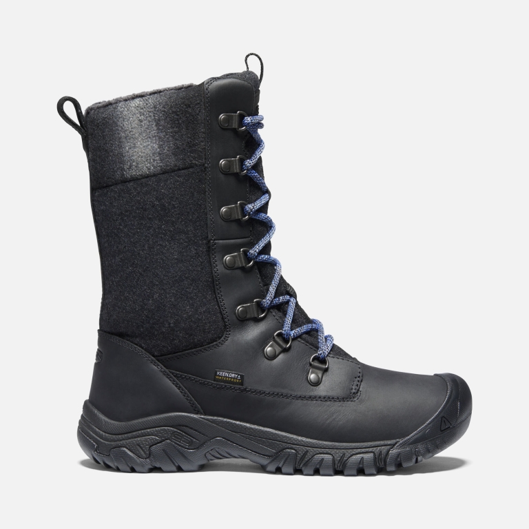 Keen Greta Tall Waterproof Boots - Women's Black Boots